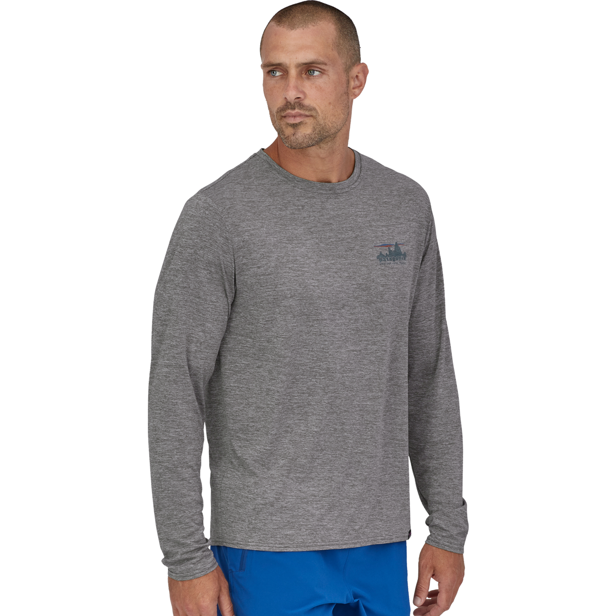 Men's Long Sleeve Capilene Cool Daily Graphic Shirt