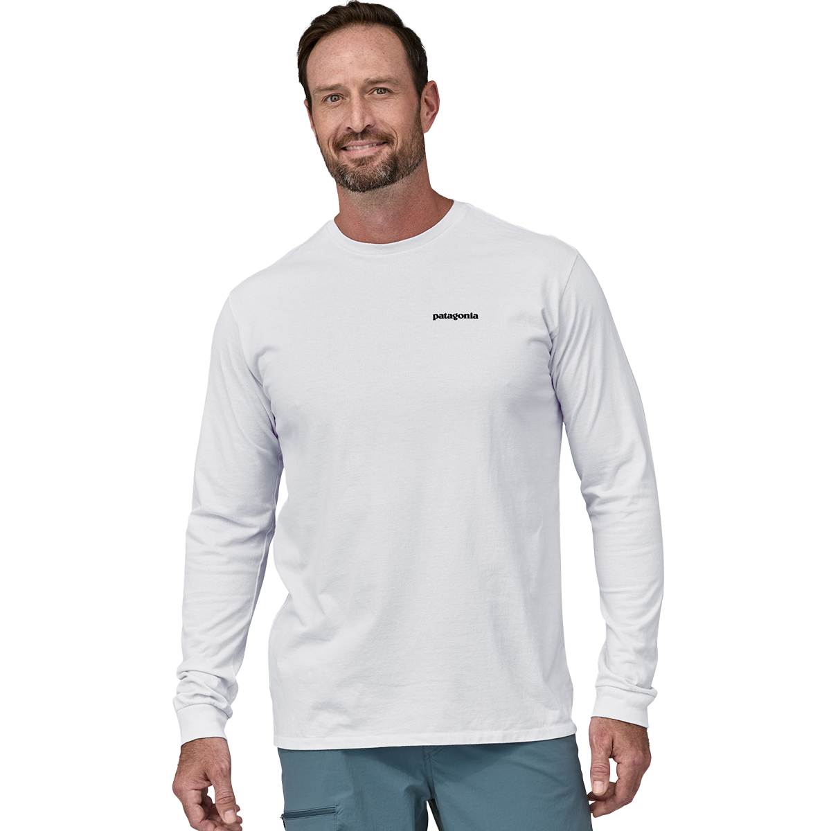 Men's Long-Sleeved P-6 Logo Responsibili-Tee