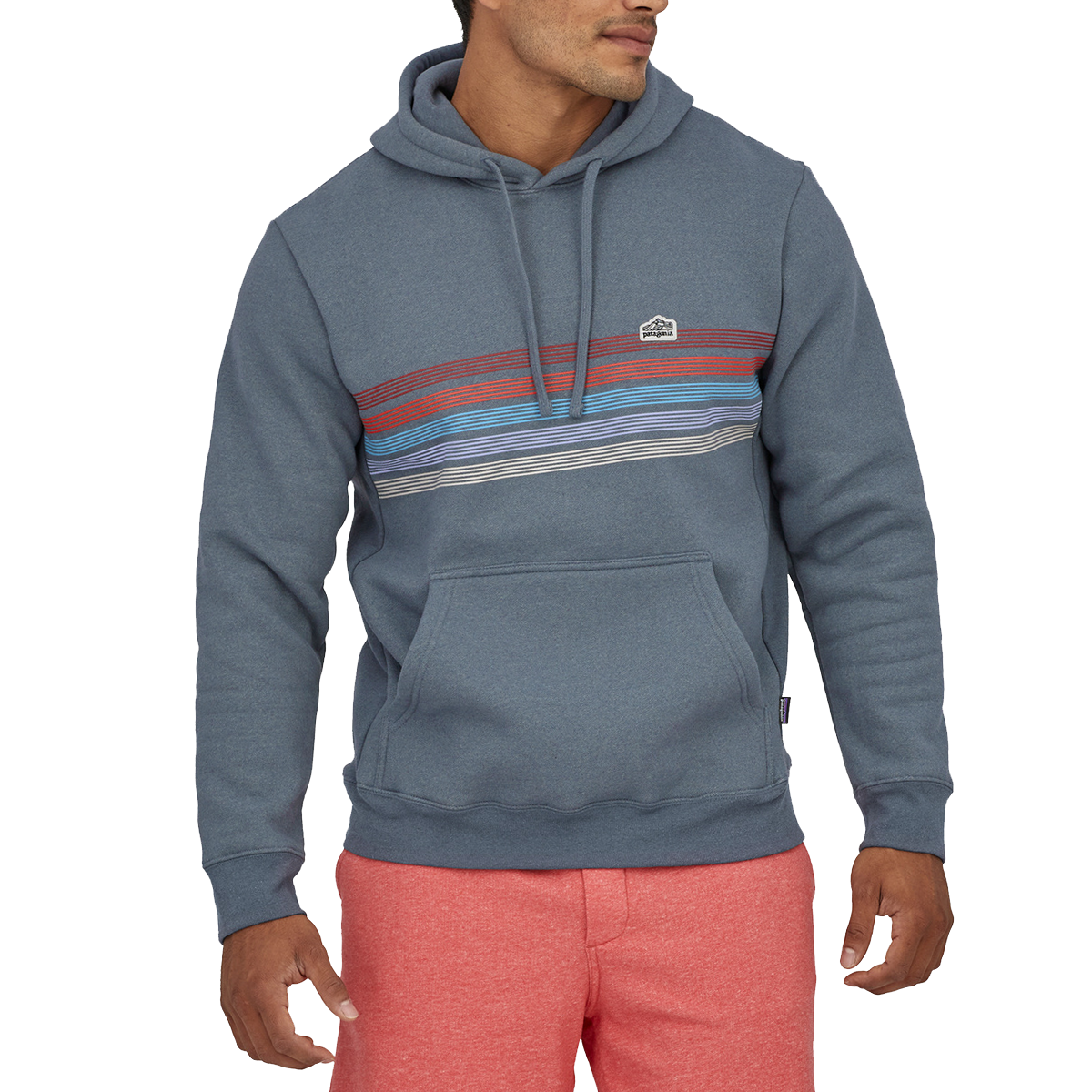 Men's Line Logo Ridge Stripe Uprisal Hoody