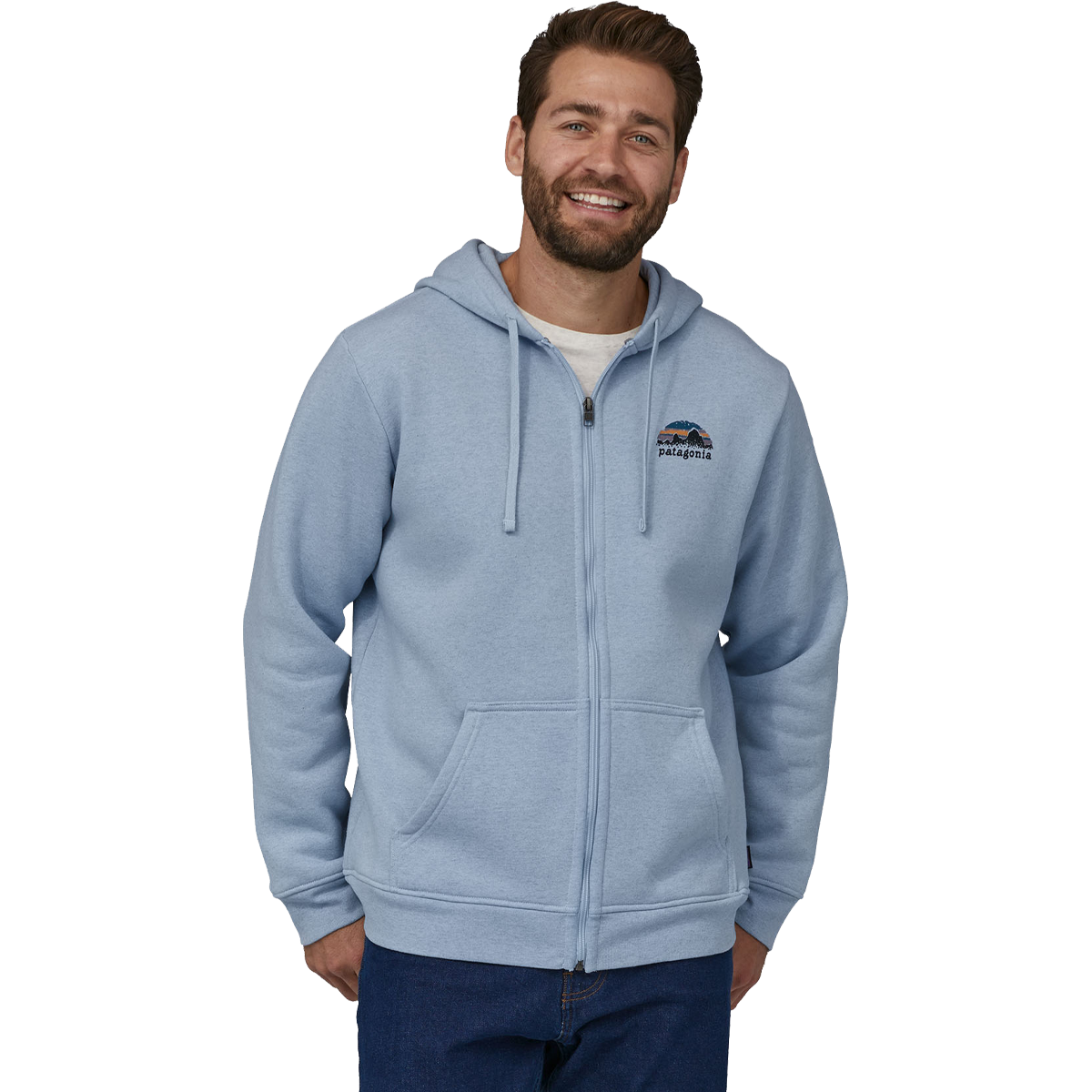 Men's Skyline Stencil Uprisal Full Zip Hoody