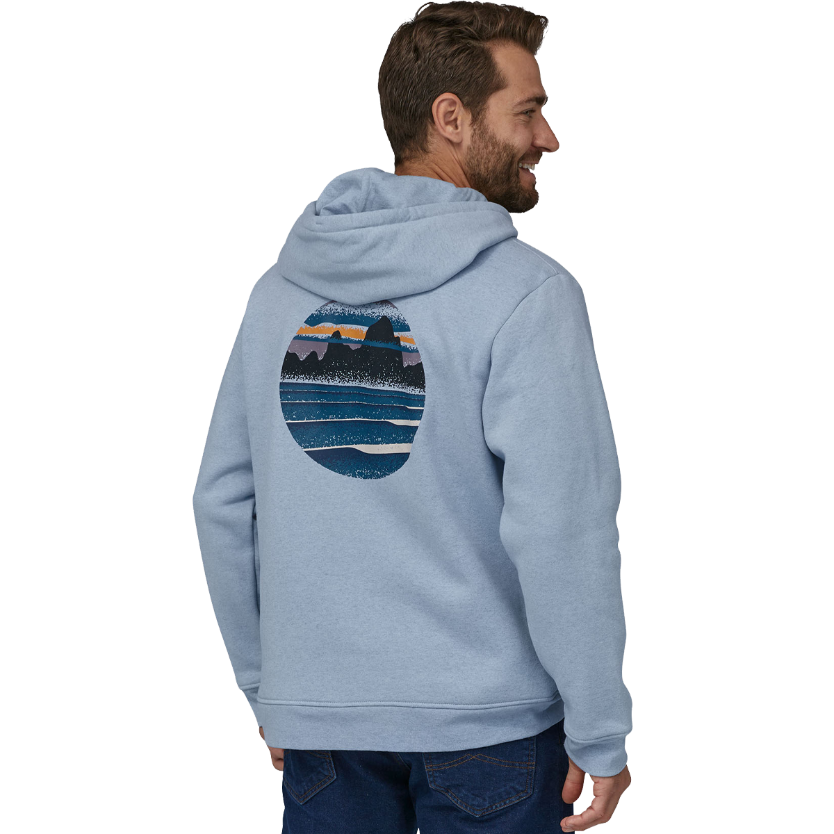 Men's Skyline Stencil Uprisal Full Zip Hoody