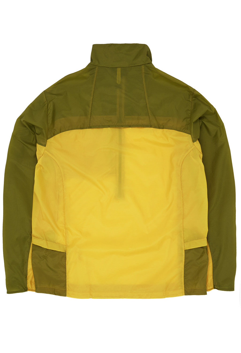 Patagonia Men's Houdini Stash Half Zip Pullover - Bundle Green w/Graze Green