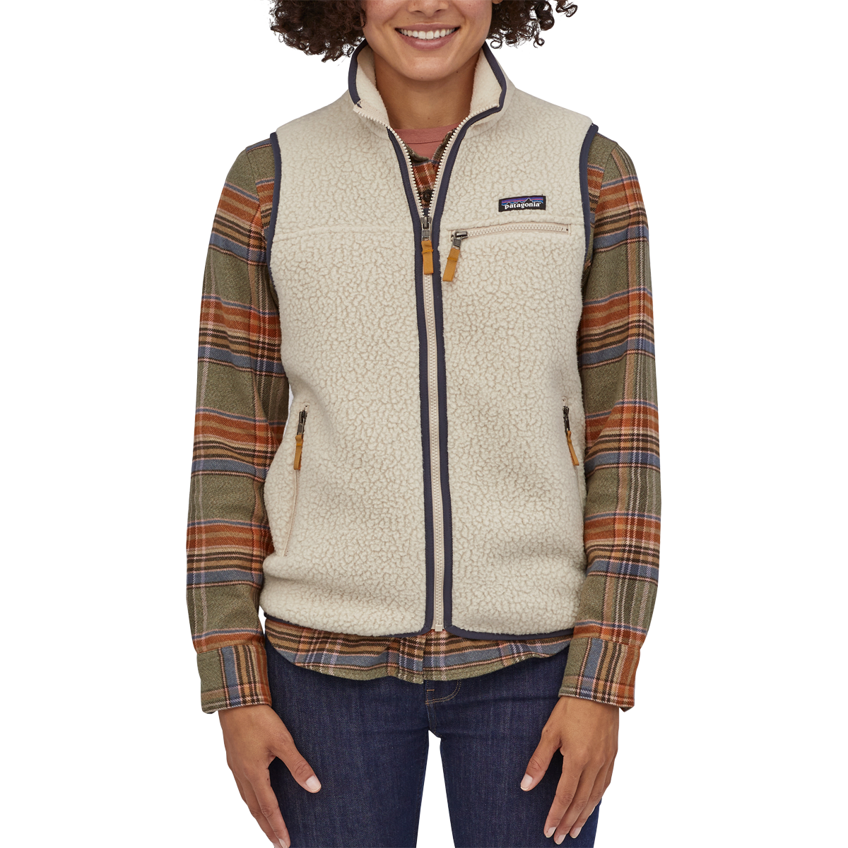 Women's Retro Pile Fleece Vest