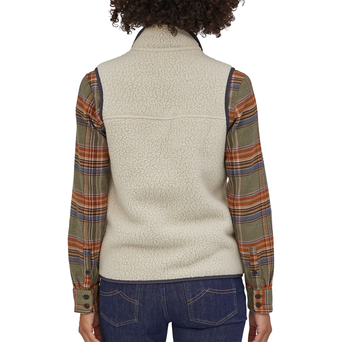 Women's Retro Pile Fleece Vest