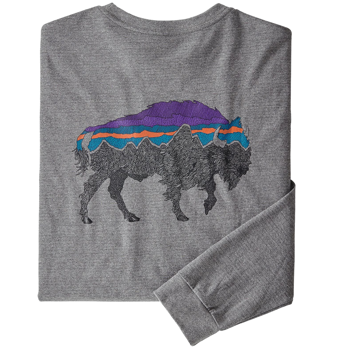 Men's Long-Sleeved Back For Good Responsibili-Tee