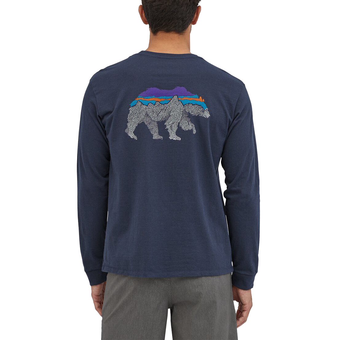 Men's Long-Sleeved Back For Good Responsibili-Tee