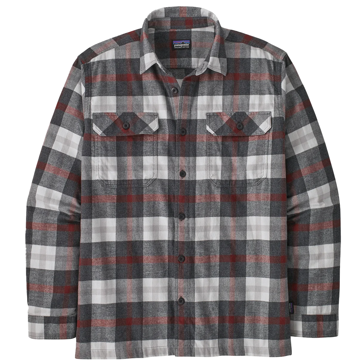 Men's Long Sleeve Organic Cotton Fjord Flannel Shirt
