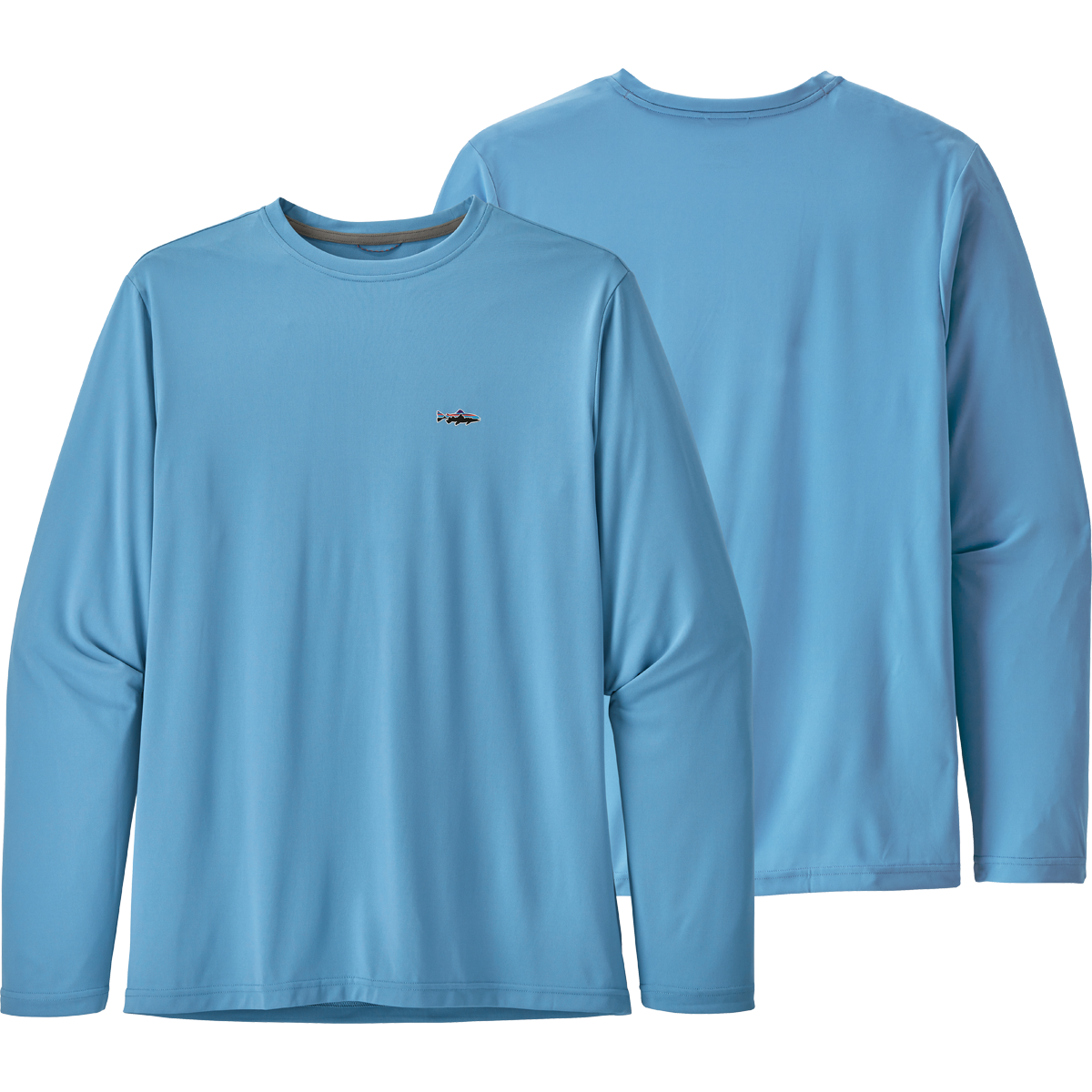 Men's Capilene Cool Daily Fish Graphic Long Sleeve