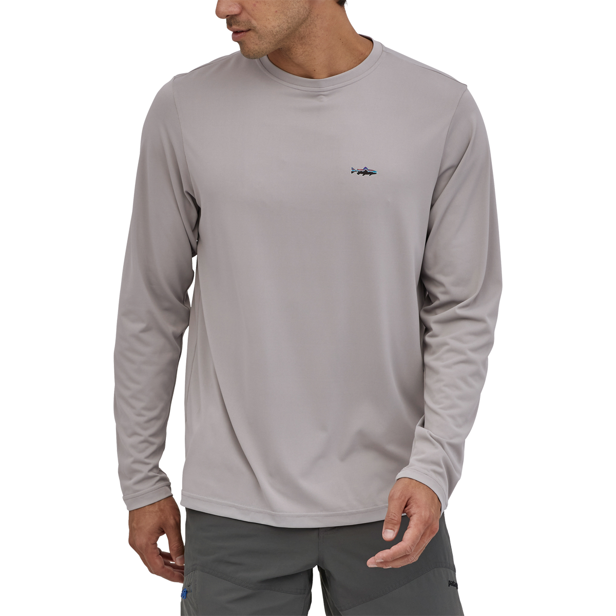 Men's Capilene Cool Daily Fish Graphic Long Sleeve