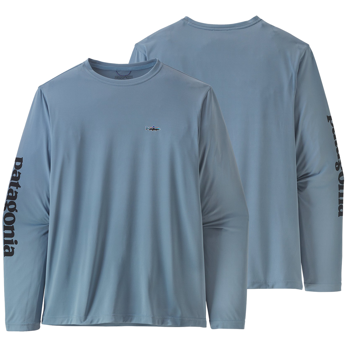 Men's Capilene Cool Daily Fish Graphic Long Sleeve