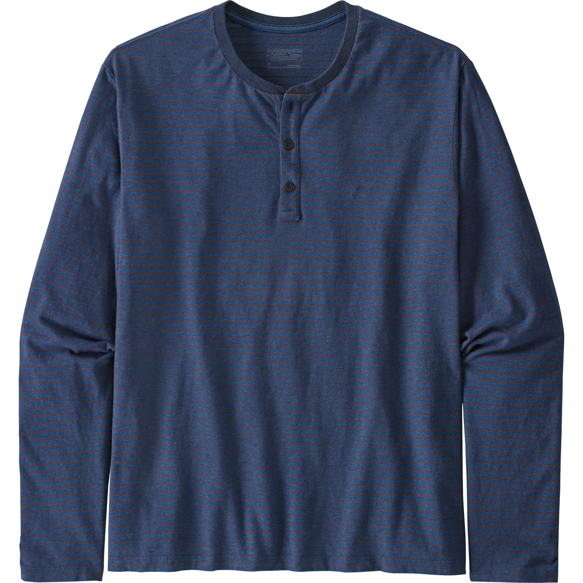 Men's Long-Sleeved Organic Cotton Lightweight Henley Pullover