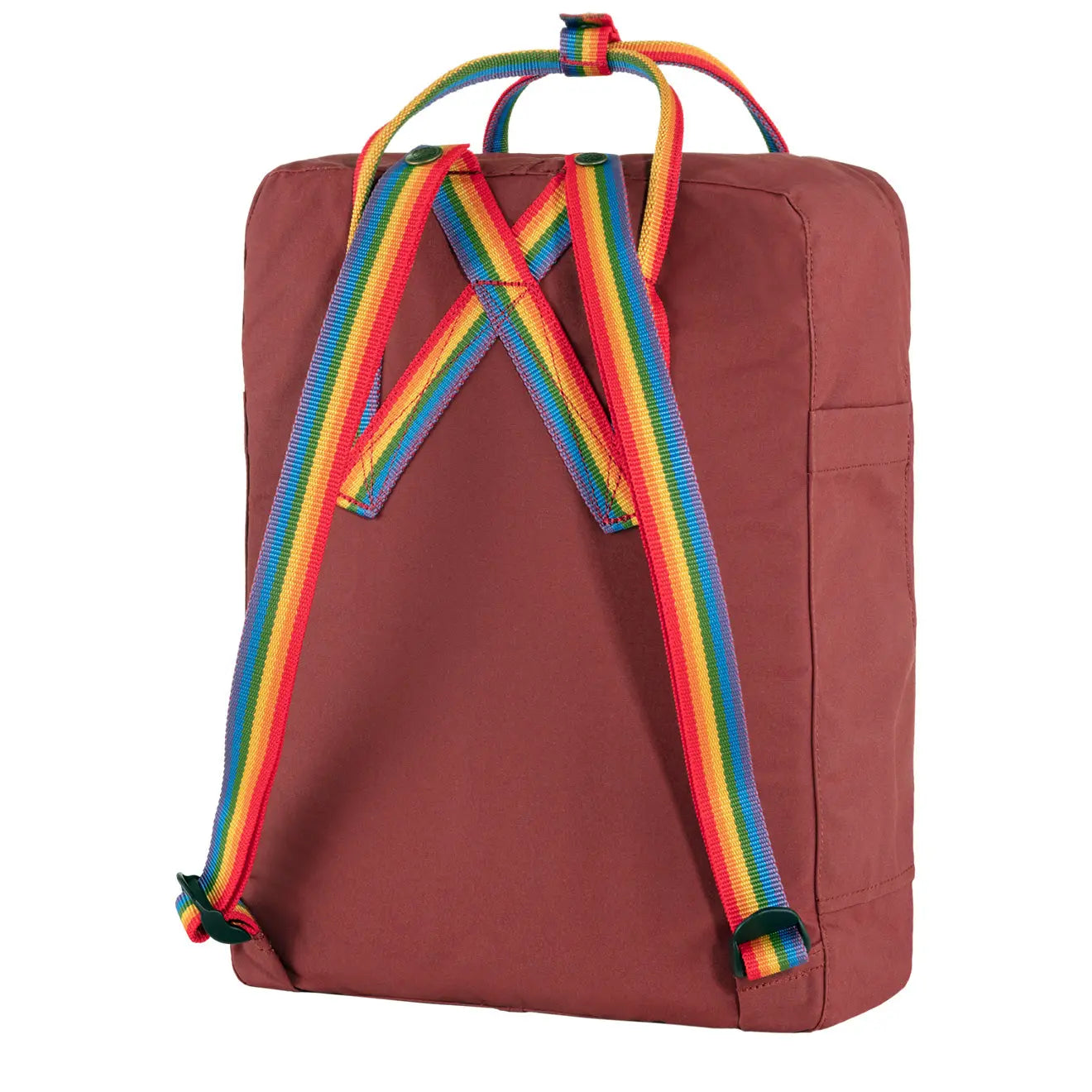 Fjallraven Kanken Classic Backpack Ox Red / Rainbow Pattern 16L
