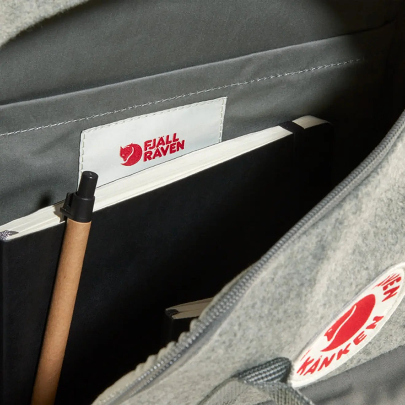 Fjallraven Kanken Re-Wool Laptop 15 Granite Grey