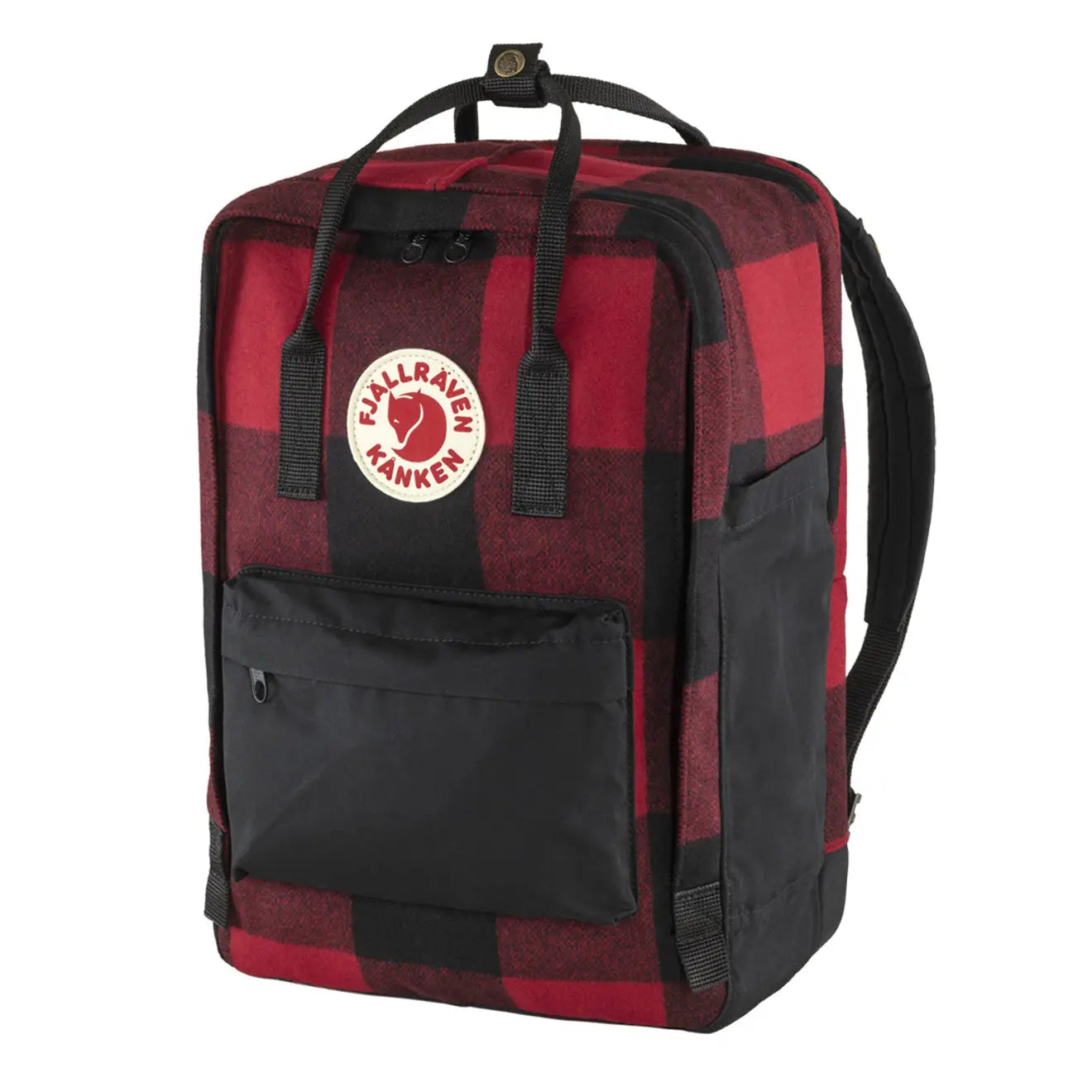 Fjallraven Kanken Re-Wool Laptop 15 Red / Black