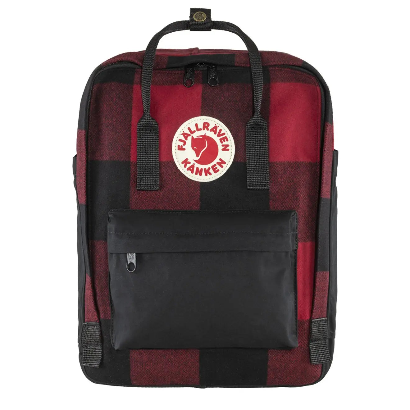 Fjallraven Kanken Re-Wool Red / Black 16L