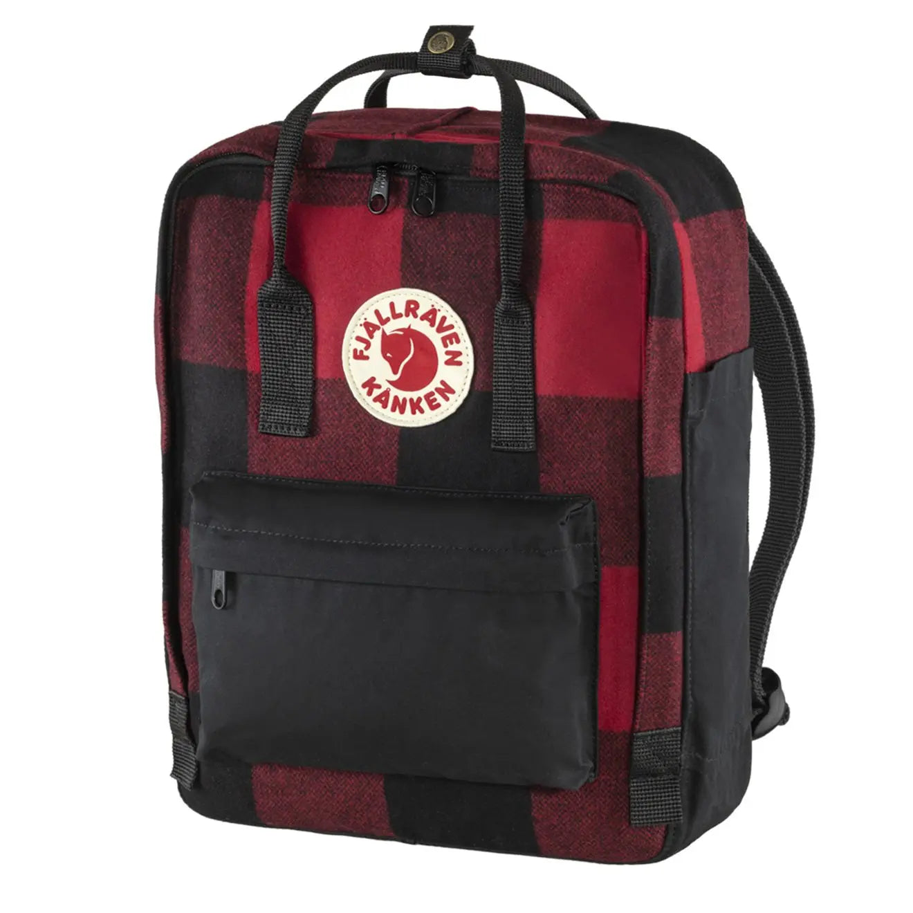 Fjallraven Kanken Re-Wool Red / Black 16L