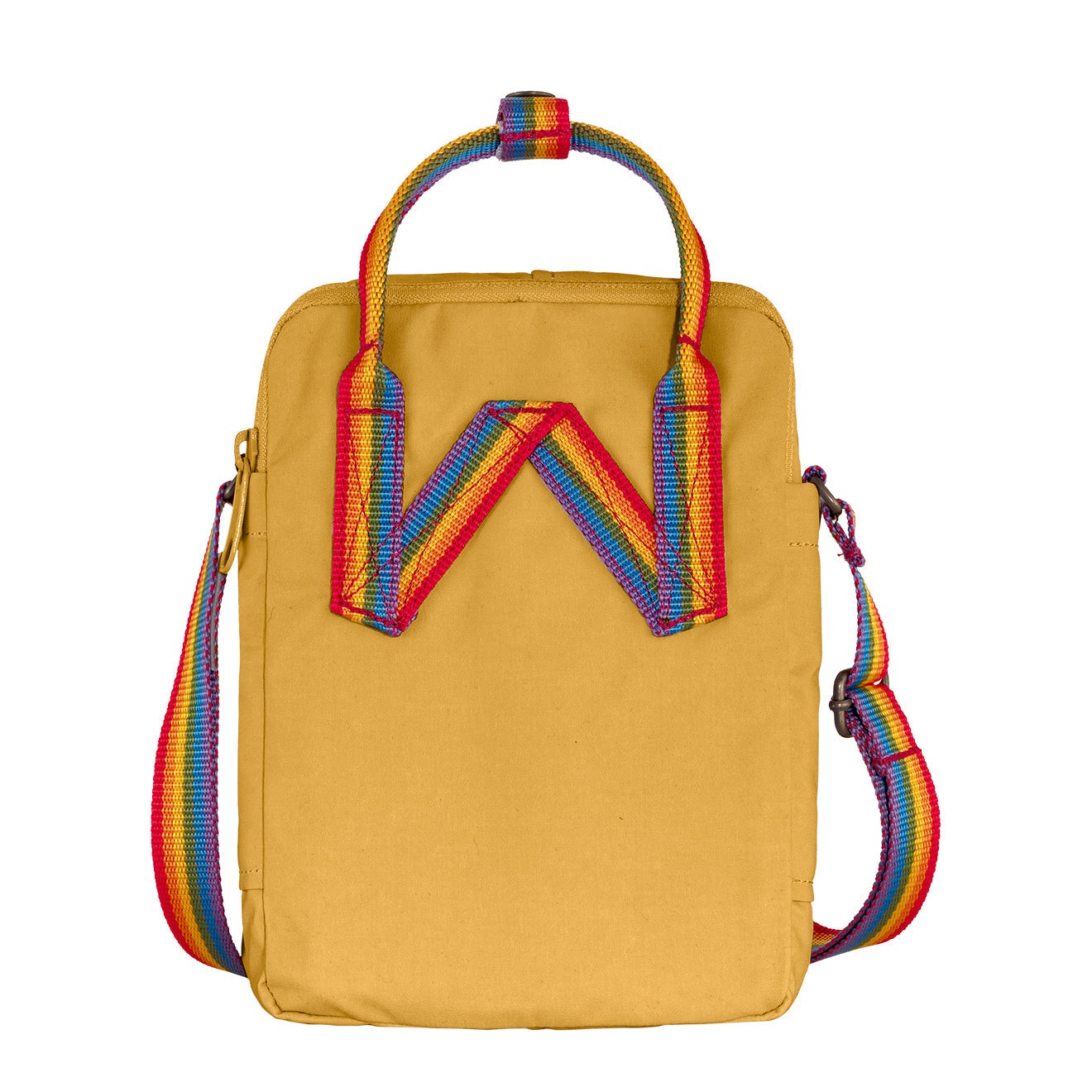 Fjallraven Kanken Rainbow Sling Ochre / Rainbow