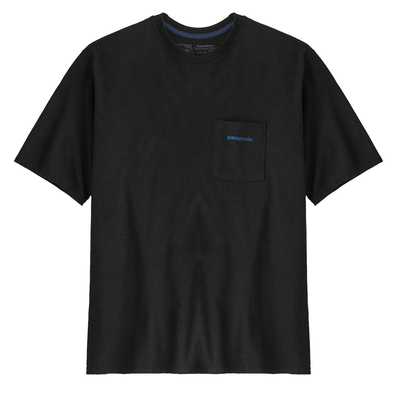 Patagonia Boardshort Logo Pocket Responsibili-Tee Ink Black