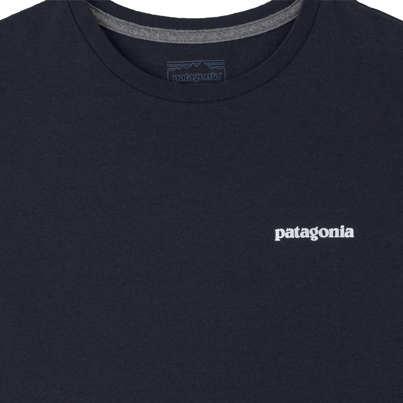 Patagonia L/S P-6 Logo Responsibili-Tee New Navy