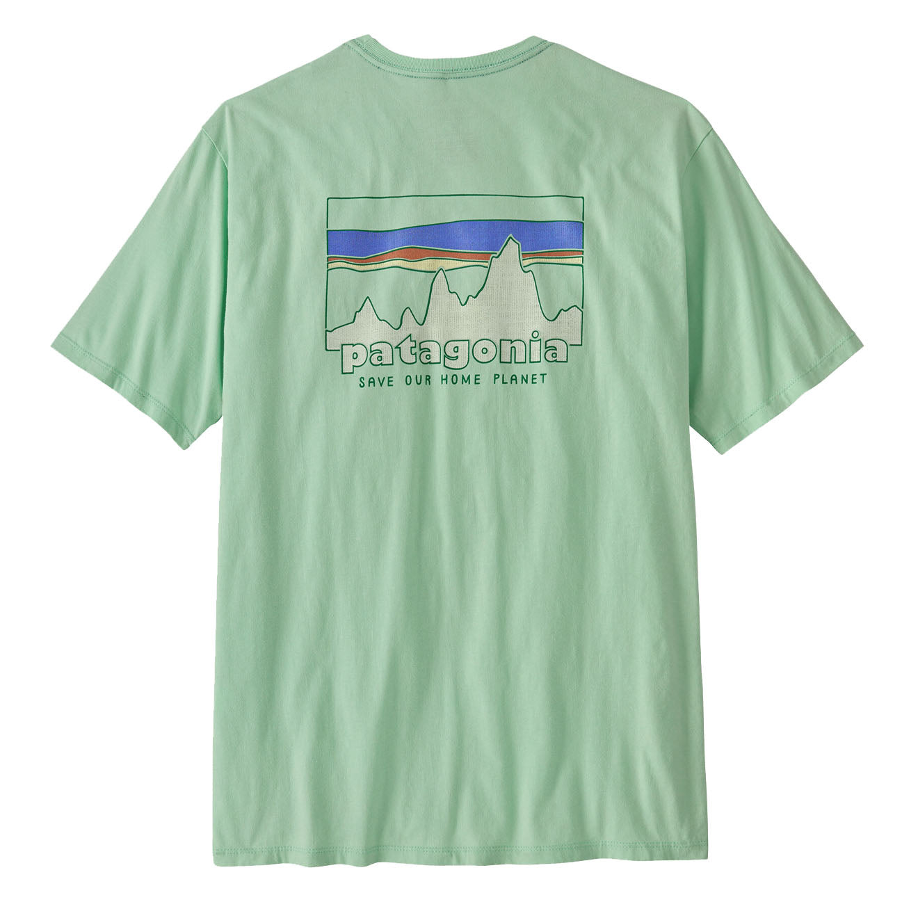 Patagonia '73 Skyline Organic T-Shirt Rinsed Green