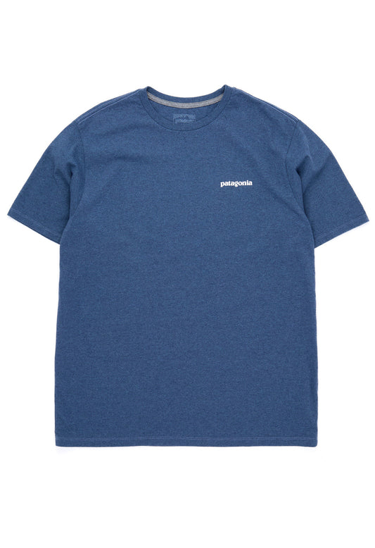 Patagonia P6 Logo Men's Responsibili-Tee - Woolly Blue