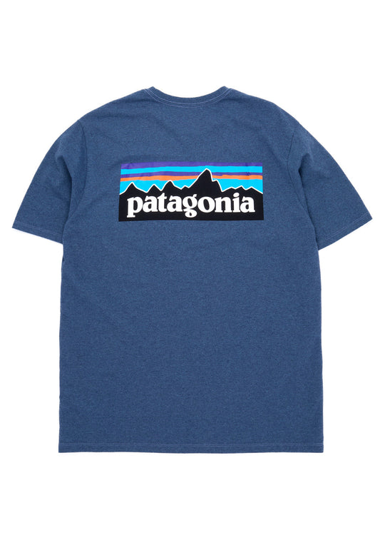 Patagonia P6 Logo Men's Responsibili-Tee - Woolly Blue