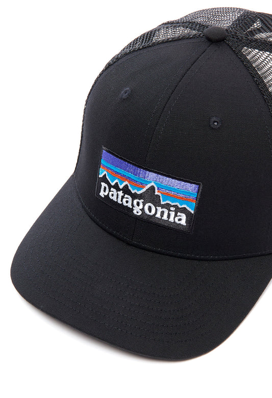 Patagonia P-6 Logo Trucker Hat - Black
