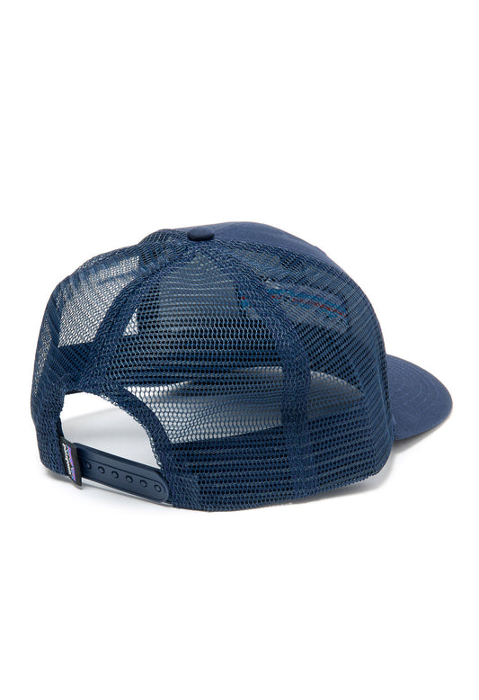Patagonia P-6 Logo Trucker Hat - New Navy