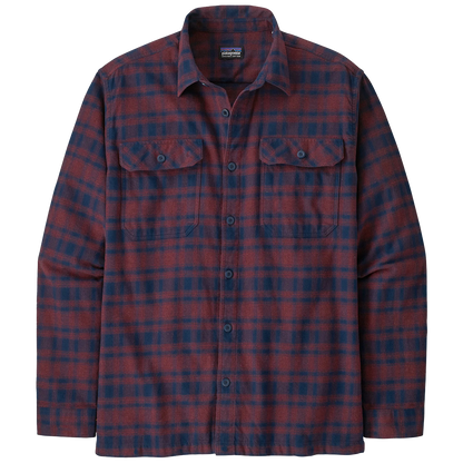 Men's Long Sleeve Organic Cotton Fjord Flannel Shirt