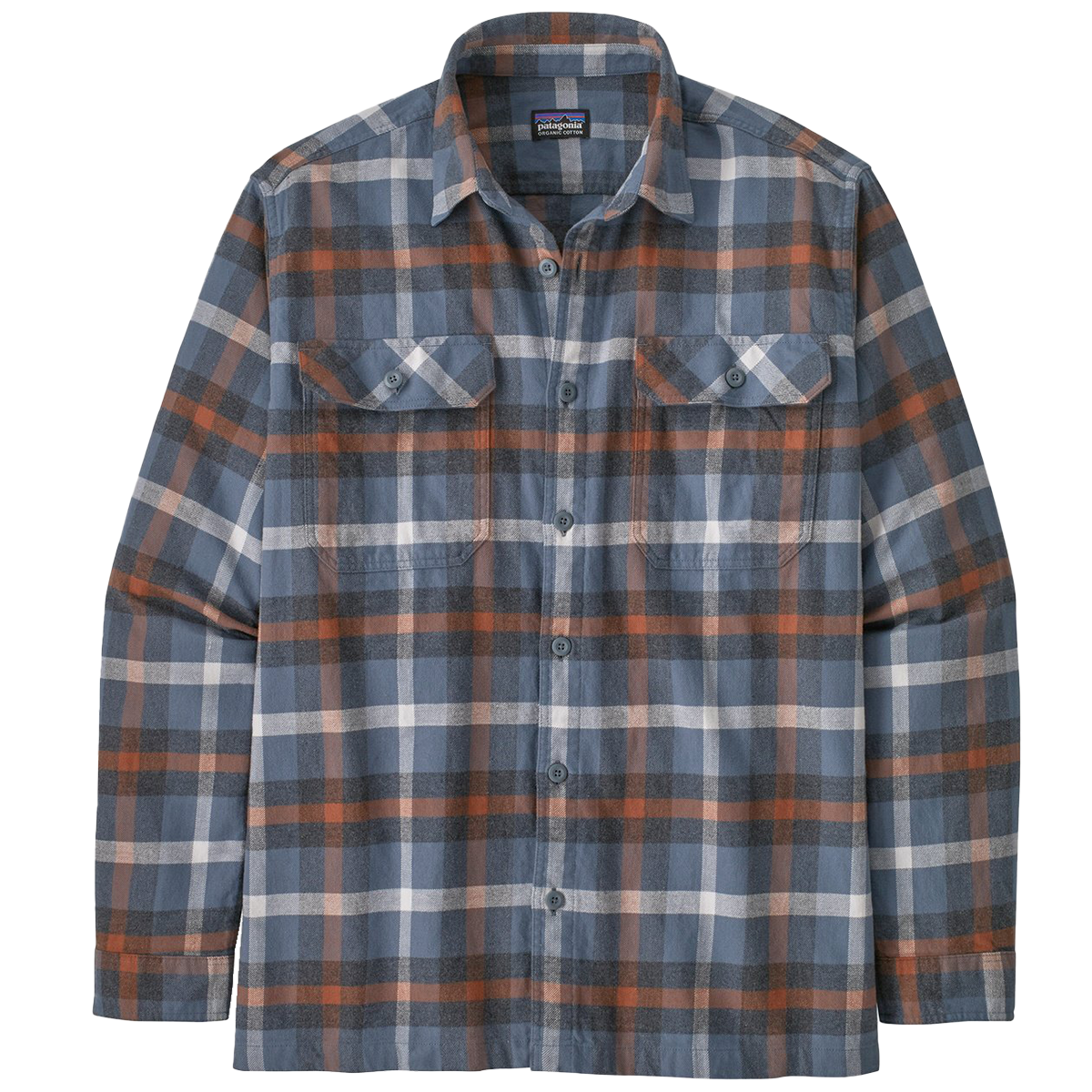 Men's Long Sleeve Organic Cotton Fjord Flannel Shirt