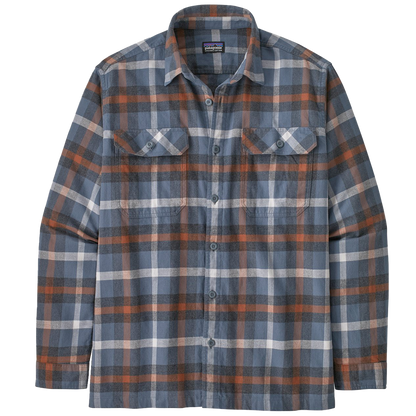 Men's Long Sleeve Organic Cotton Fjord Flannel Shirt