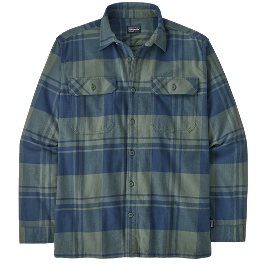Men's Long Sleeve Organic Cotton Fjord Flannel Shirt