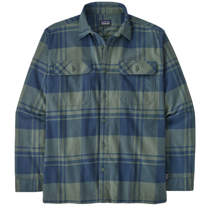 Men's Long Sleeve Organic Cotton Fjord Flannel Shirt