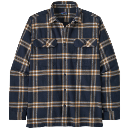 Men's Long Sleeve Organic Cotton Fjord Flannel Shirt
