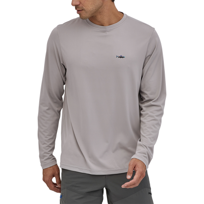 Men's Capilene Cool Daily Fish Graphic Long Sleeve