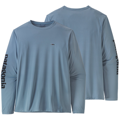 Men's Capilene Cool Daily Fish Graphic Long Sleeve