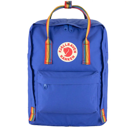 Fjallraven Kanken Classic Backpack Cobalt Blue Rainbow Pattern 16L