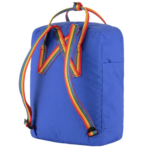 Fjallraven Kanken Classic Backpack Cobalt Blue Rainbow Pattern 16L