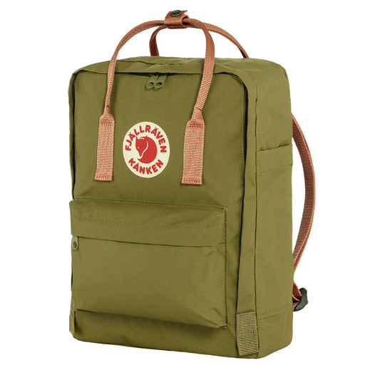 Fjallraven Kanken Classic Backpack Foliage Green / Peach Sand 16L