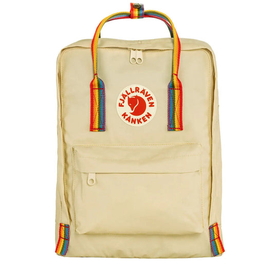 Fjallraven Kanken Rainbow Classic Backpack Light Oak / Rainbow Pattern 16L