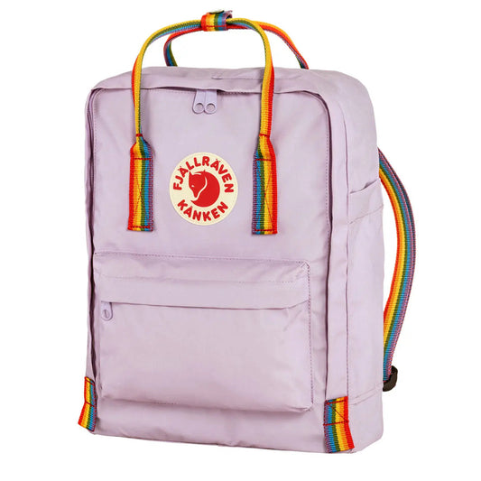 Fjallraven Kanken Rainbow Classic Backpack Pastel Lavender / Rainbow 16L