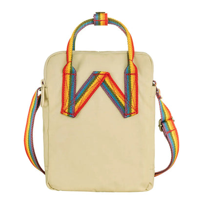 Fjallraven Kanken Rainbow Sling Light Oak-Rainbow Pattern