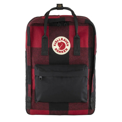 Fjallraven Kanken Re-Wool Laptop 15  Red / Black
