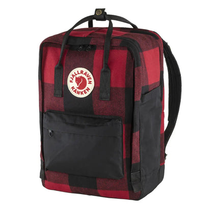 Fjallraven Kanken Re-Wool Laptop 15  Red / Black
