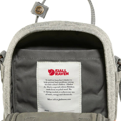 Fjallraven Kanken Re-Wool Sling Granite Grey
