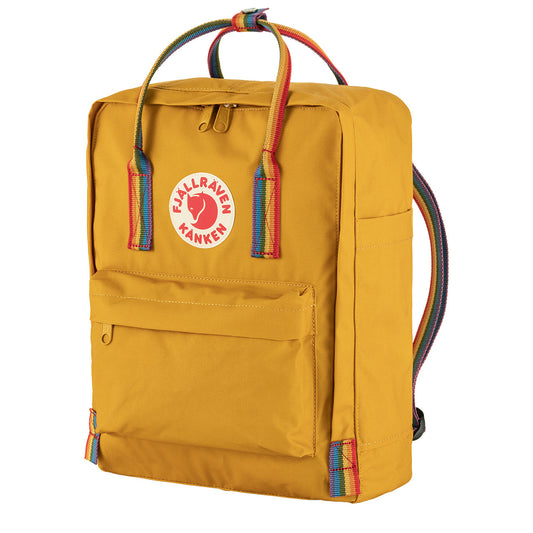 Fjallraven Kanken Rainbow Classic Backpack Ochre / Rainbow 16L