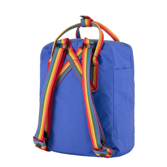 Fjallraven Kanken Rainbow Mini Backpack Cobalt Blue