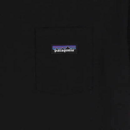 Patagonia P-6 Label Pocket Responsibili-Tee Black