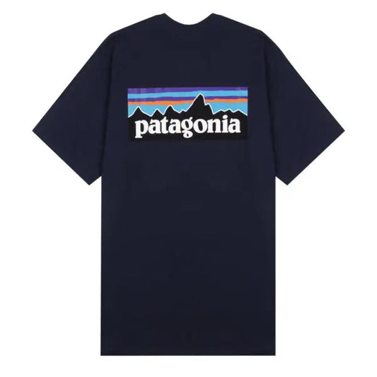 Patagonia P-6 Logo Responsibili Tee Classic Navy