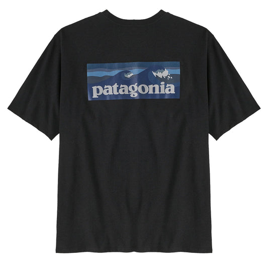 Patagonia Boardshort Logo Pocket Responsibili-Tee Ink Black